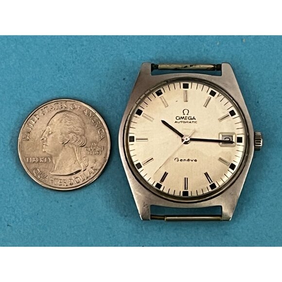 Vintage 1970s Omega Geneve Automatic Watch Cal 563 Stainless runs - Picture 7 of 16